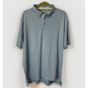 Peter Millar Summer Comfort Polo Shirt Mens XL Blue *see Photos*